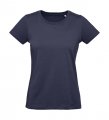 Dames T-shirt B&C Inspire Plus TW049 Urban Navy